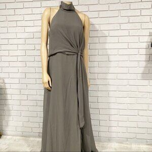 Jenny Yoo Women’s Elliya Dress In Grey - Size 18